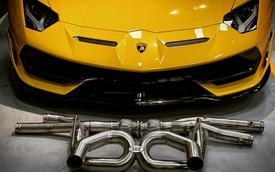 Lamborghini Aventador SVJ của đại gia Bến Tre chuẩn bị lên pô khủng trị giá hơn 200 triệu đồng