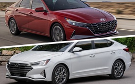 So sánh Hyundai Elantra 2021 vs 2019: Chưa đầy 2 năm đã khác xa bản cũ