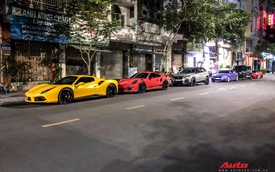 Vừa thành lập hội siêu xe thứ 2 Việt Nam, dàn 'tắc kè hoa' của Evo Team quy tụ tại trung tâm Sài Gòn