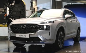 Hyundai Santa Fe 2021 chính thức ra mắt: Giá bán tăng nhẹ, nhiều phiên bản, bán ra trong tháng 7