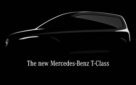 Mercedes-Benz nhá hàng T-Class: Xe sang 'giá rẻ' nhỏ hơn V-Class cho người thích phượt