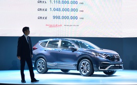Hưởng ưu đãi 50% trước bạ, đây là giá lăn bánh của Honda CR-V 2020 vừa ra mắt