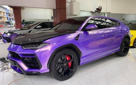 Lamborghini Urus từng thuộc sở hữu của Minh 'nhựa' lột xác với màu cực độc