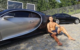 Ronaldo tậu siêu xe Bugatti mừng chức vô địch Serie A