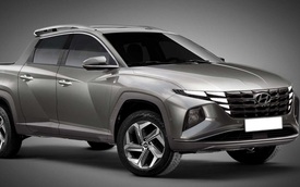 Bán tải Hyundai cạnh tranh Ford Ranger mượn thiết kế Tucson đời mới sẽ như thế này...