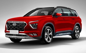Lộ thêm ảnh SUV 7 chỗ mới toanh của Hyundai - Đàn em Santa Fe, tiềm năng cạnh tranh Toyota Rush