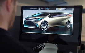 Thiết kế của Toyota Sienna 2021 lấy cảm hứng từ những chiếc tàu cao tốc Nhật Bản
