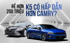 Kia K5 vs Toyota Camry: Xe Hàn rẻ, nhiều 'option', nhưng khó bán chạy hơn xe Nhật