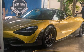 Đại gia Đà Nẵng chi thêm 170 triệu đồng thay mâm siêu xe McLaren 720S Spider độ Novitec