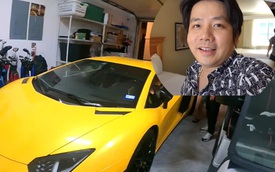 Chán Toyota Camry, Khoa Pug mượn Lamborghini Aventador SV của Johnny Đặng để 'tập lái siêu xe'