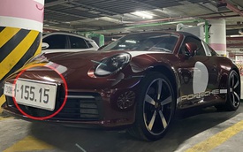Porsche 911 Targa 4S Heritage Design độc nhất Việt Nam của đại gia Hà thành đeo biển số 'hái ra tiền'
