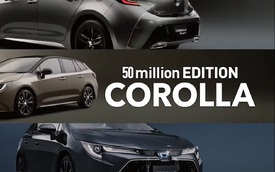 Ăn mừng bán được 50 triệu xe, Toyota Corolla thêm phiên bản đặc biệt, giá quy đổi từ 561 triệu đồng