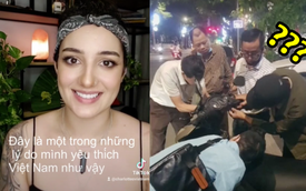 Xe hỏng giữa lòng Hà Nội, cô gái ngoại quốc được 5 người đàn ông làm một việc khiến cô phải khẳng định: "Chỉ có ở Việt Nam thôi"
