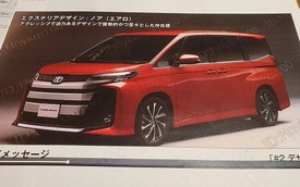 Toyota nhá hàng 2 minivan giá rẻ: Là đàn em Alphard, nhiều nét thiết kế giống Lexus