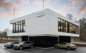 Trạm sạc xe điện đẹp như phòng chờ thương gia của Audi – có tiền chỉ muốn mua ngay một chiếc Audi về xài