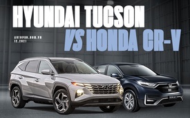 Cùng giá 1 tỷ, chọn Hyundai Tucson Turbo hay Honda CR-V G: Xe Hàn nhiều công nghệ hay xe Nhật 7 chỗ?