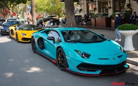 Dàn siêu xe khủng xuống phố Hà Nội đón Tết: McLaren 650S Spider màu dị của Dương 'Kon' và cặp đôi Lamborghini Aventador SVJ gây chú ý