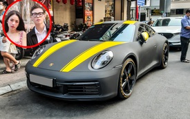 Vợ chồng ái nữ nhà Minh 'nhựa' du xuân trên Porsche 911 Carrera trị giá hơn 7 tỷ đồng