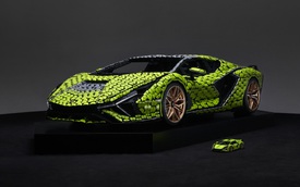Lego hợp tác cùng Lamborghini ra mắt mô hình của siêu phẩm Sián FKP37 tỉ lệ thật