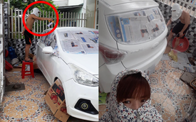 Tự sơn Hyundai i10 ‘Ngọc Trinh’ bằng 15 bình xịt để tiết kiệm 8 triệu, thanh niên nhận hàng trăm bình luận chia buồn từ CĐM