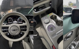 Genesis GV60 bất ngờ lộ cả nội, ngoại thất: Bên ngoài như Mercedes, bên trong tưởng Bentley