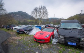 Xót xa toàn siêu xe, xe siêu sang tại nghĩa địa ô tô Trung Quốc: Rolls-Royce, Porsche, Corvette vứt cả đống, từ từ mục nát