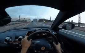 Cận cảnh bên trong khoang lái siêu xe Ferrari 812 Superfast gặp nạn: Lộ rõ nguyên nhân!