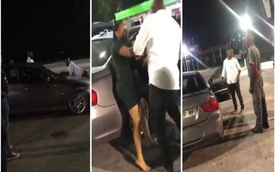 Video: Bị bạn gái chia tay, người đàn ông bám trên nắp ca-pô xe BMW, quyết "đòi quà"