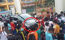 Màn đỗ xe kém duyên ngay trước cổng trường khiến ai nấy ngao ngán khi thấy đến giờ vào học