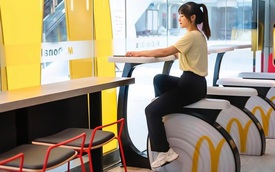 McDonald’s thay thế ghế bằng xe đạp để bạn có thể vừa ăn vừa đốt calo