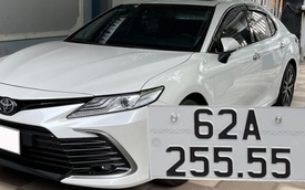 Chủ xe Toyota Camry bốc trúng biển tứ quý 5, CĐM xuýt xoa: ‘Thêm số 5 nữa là lên đời Mercedes-Benz S-Class rồi’