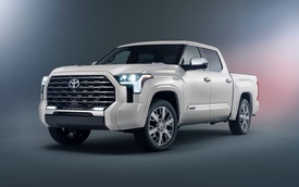 Toyota Tundra hạng sang Capstone mới: Lên đồ hầm hố, thách thức "khủng long" Mỹ GMC Sierra