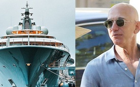 Bên trong siêu du thuyền hai sân trực thăng xa xỉ, nơi tỷ phú Jeff Bezos chi 4 triệu USD/tuần để ở