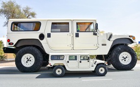 'Quái vật ăn xăng' Hummer H1 độ lớn gấp 3 bình thường: Vào xe vẫn có thể đứng thẳng, bên trong rộng như một ngôi nhà