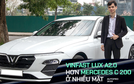 Bị chê sai lầm khi đổi Mercedes C-Class sang VinFast Lux A2.0, doanh nhân trẻ phản bác: 'Phải dùng cả 2 mới biết xe nào đáng tiền hơn'