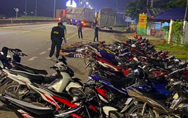 Cảnh sát Tây Ninh dùng “tuyệt chiêu” vây bắt hàng chục quái xế đua xe trên Quốc lộ 22