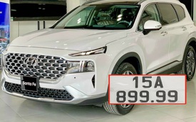 Chủ xe Hyundai Santa Fe 'hét' giá gần 2 tỷ đồng khi bốc được biển '899.99'