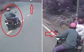 "Người hùng" kể lại khoảnh khắc đuổi theo để cứu xe máy mất phanh đổ đèo Tam Đảo