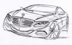 Mercedes-Benz công bố bản phác thảo S-Class Coupe