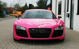 Audi R8 V10 Hello Kitty: Siêu xe màu hồng