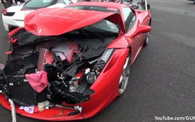 Ba siêu xe Ferrari tan nát tại Spa