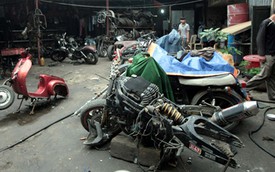 Xưởng 'phẫu thuật thẩm mỹ' môtô ở Hà Nội
