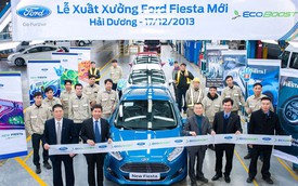 Ford xuất xưởng chiếc Fiesta EcoBoost đầu tiên ở Việt Nam