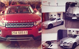 Tuấn Hưng khoe xế cặp Range Rover với vợ sắp cưới, Hồng Quế mua SLK 200