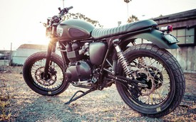 Triumph Bonneville hoài cổ với yên Slammer