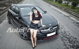 DJ Miu Miu trẻ trung và khoẻ khoắn bên Mercedes-Benz A250 AMG