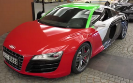 Video: Audi R8 V10 phiên bản “Quốc kỳ”