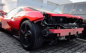 Ferrari 458 Italia gặp hạn ở Praha