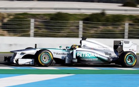 Lewis Hamilton phá tan xe đua của Mercedes GP