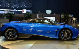 “Vũ trường di động” Pagani Huayra cập bến Geneva